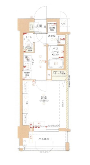 11階の間取り図