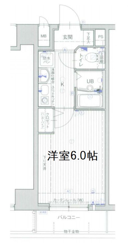6階の間取り図