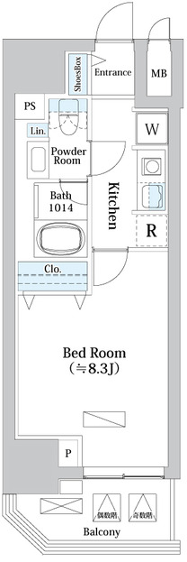 2階の間取り図
