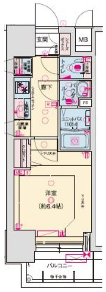 9階の間取り図