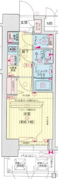 10階の間取り図