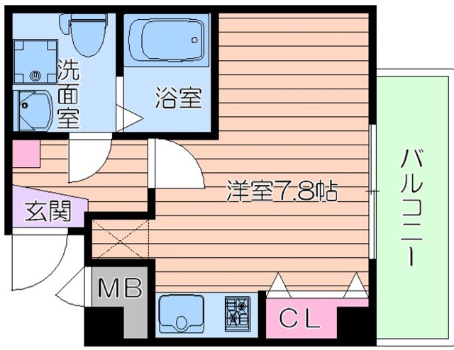 6階の間取り図