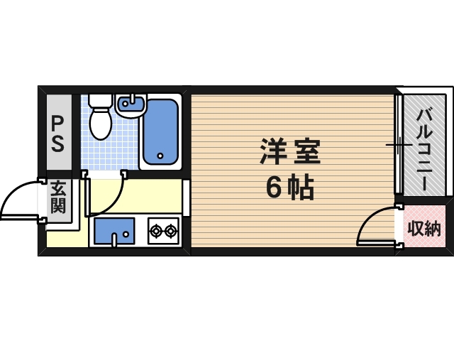 8階の間取り図