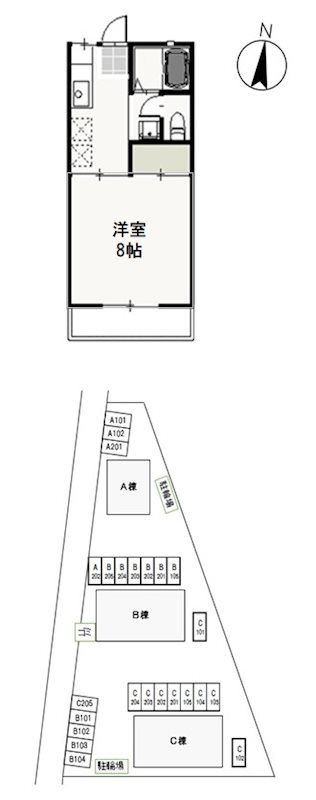 1階の間取り図
