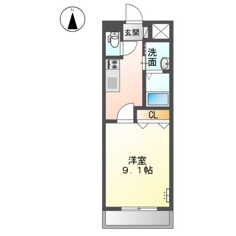 2階の間取り図