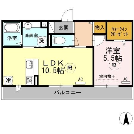 3階の間取り図