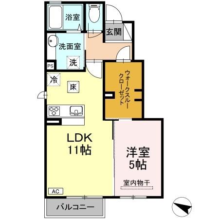 1階の間取り図