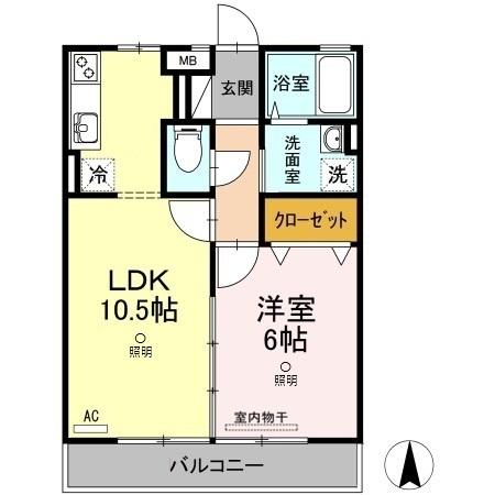 1階の間取り図
