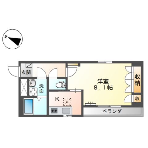 1階の間取り図