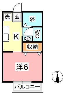 1階の間取り図