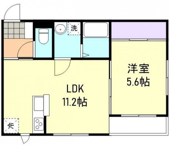 1階の間取り図