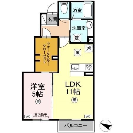 1階の間取り図