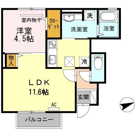 1階の間取り図
