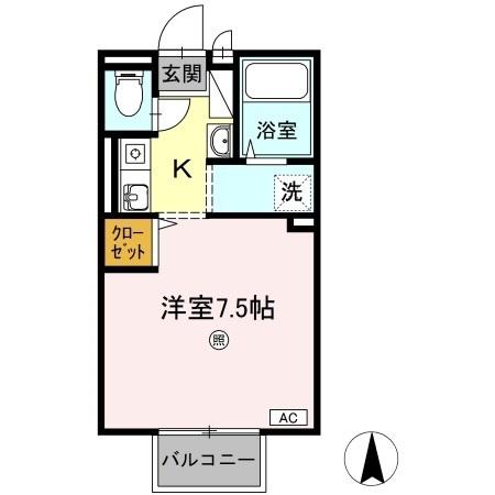 2階の間取り図
