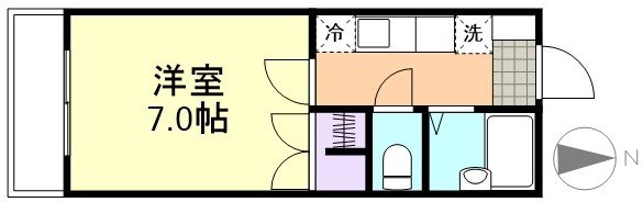 4階の間取り図