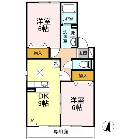 1階の間取り図
