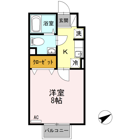 2階の間取り図