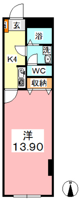 1階の間取り図
