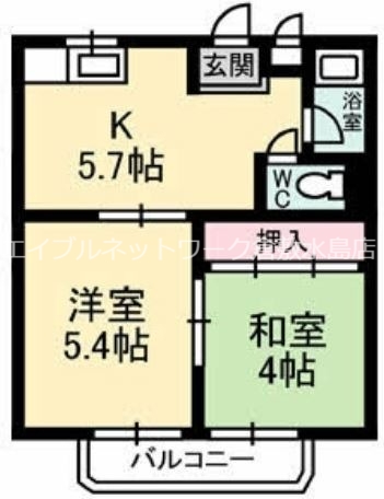1階の間取り図