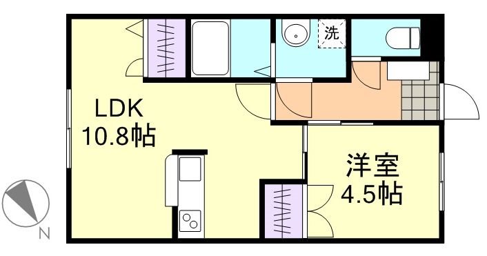 1階の間取り図