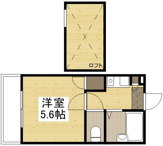2階の間取り図