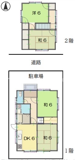 -階の間取り図
