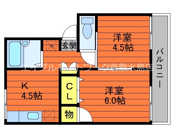 1階の間取り図