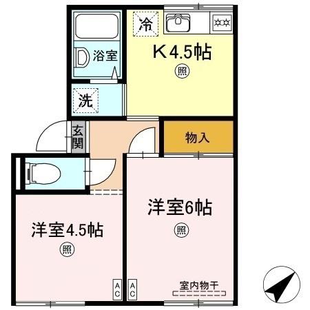 1階の間取り図