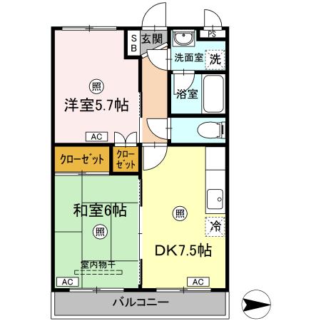 3階の間取り図