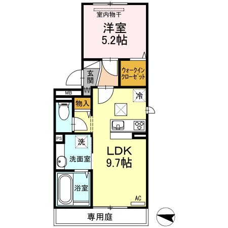 1階の間取り図