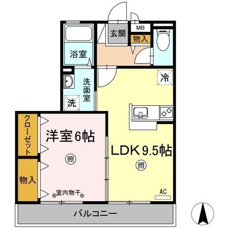 1階の間取り図