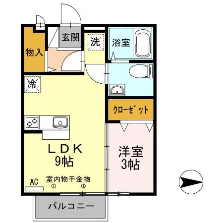 2階の間取り図