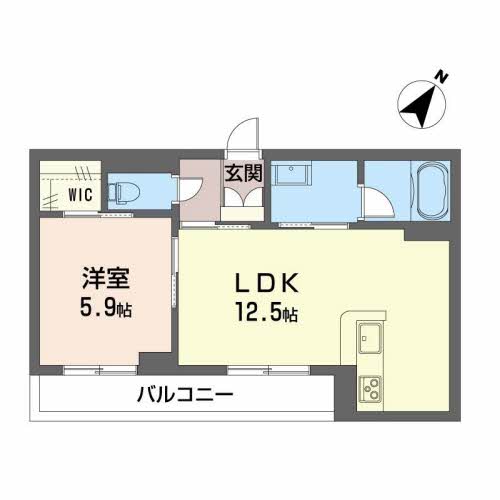 2階の間取り図