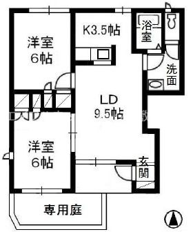 1階の間取り図