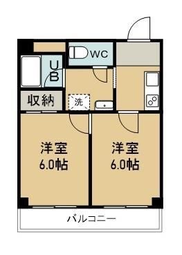 2階の間取り図