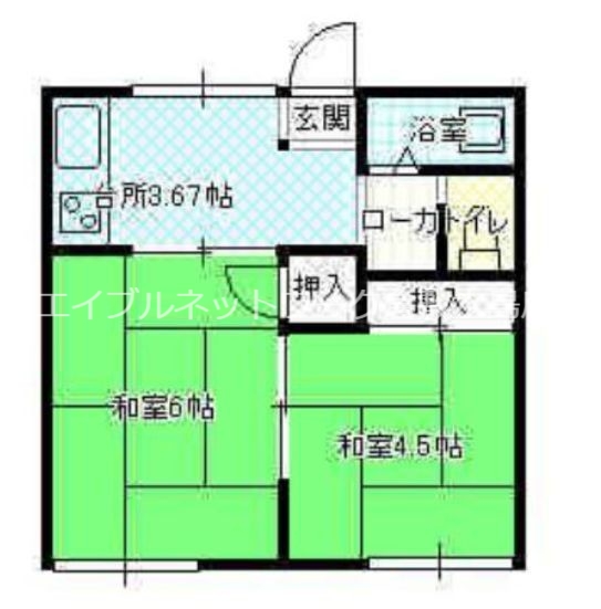 1階の間取り図