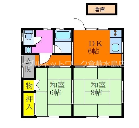 -階の間取り図