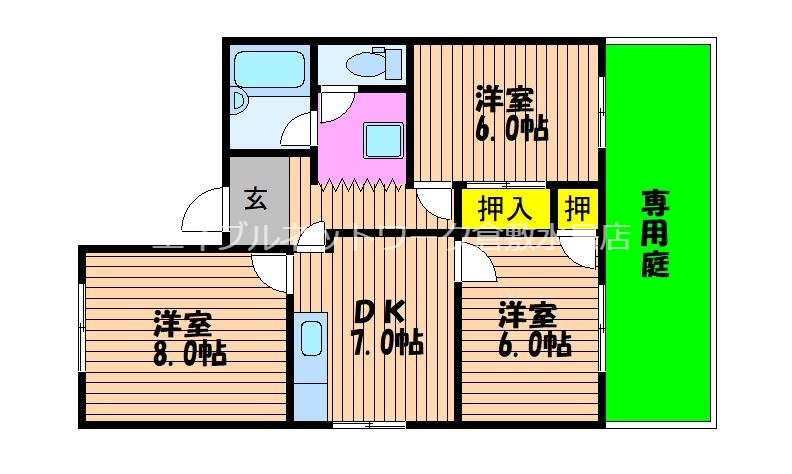 1階の間取り図