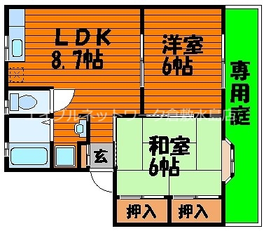 1階の間取り図