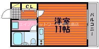 2階の間取り図