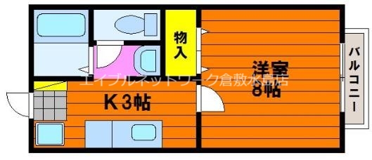2階の間取り図
