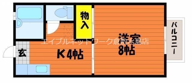2階の間取り図