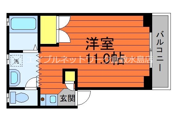 2階の間取り図