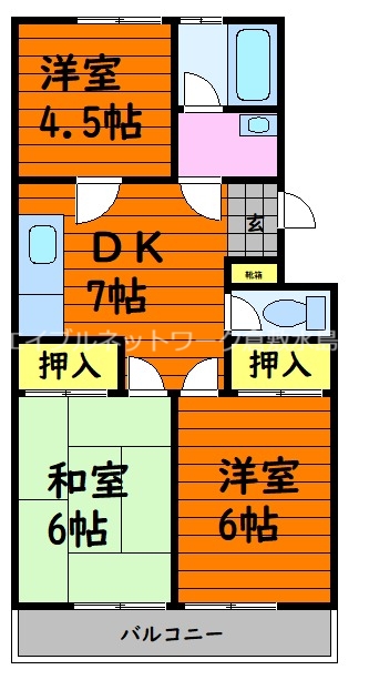 3階の間取り図