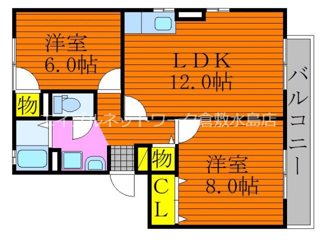 1階の間取り図