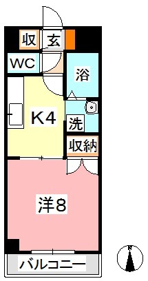 2階の間取り図