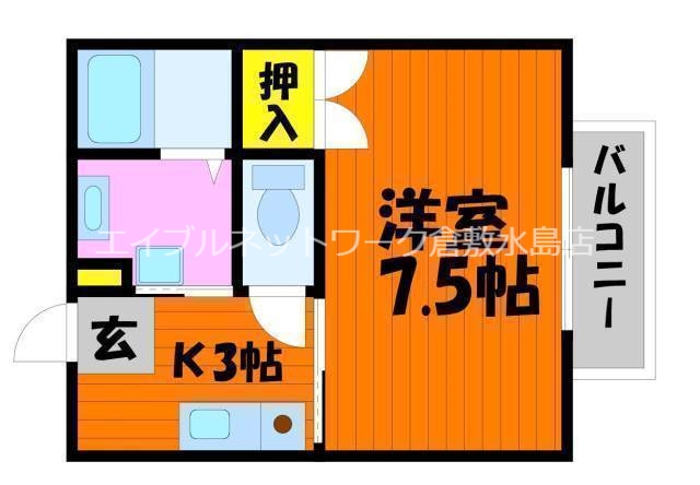 1階の間取り図