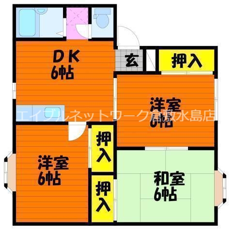 1階の間取り図