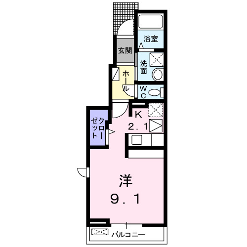 1階の間取り図