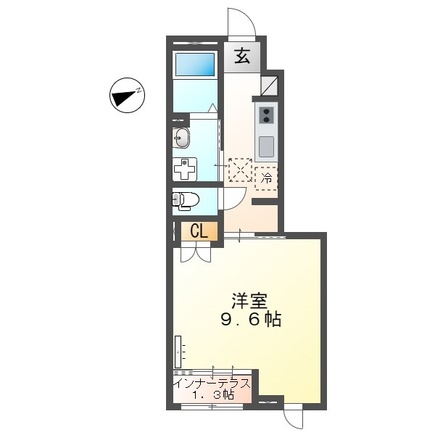 1階の間取り図